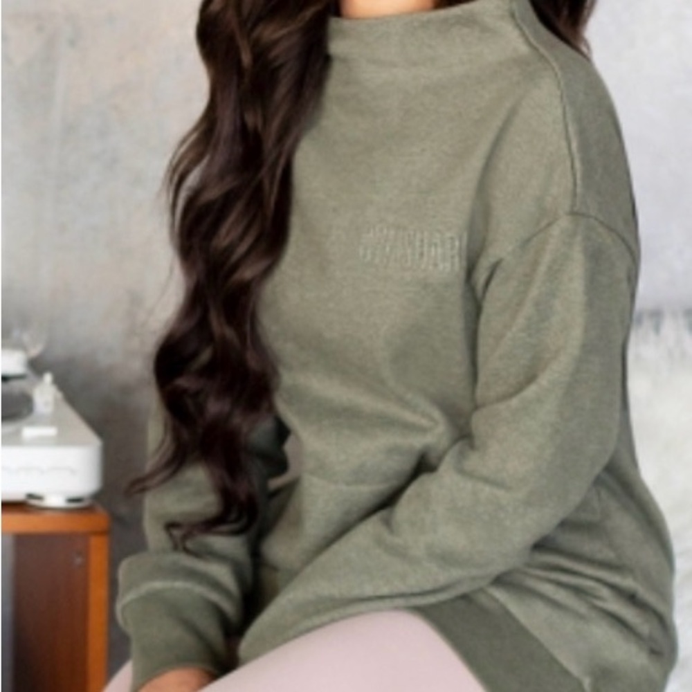 Gymshark Sage Green So Soft Jumper